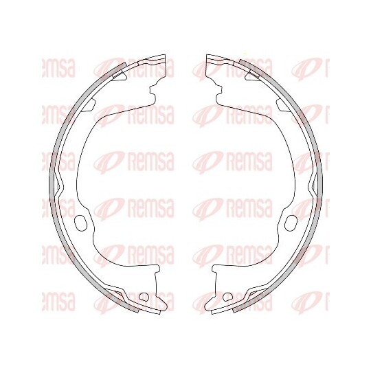 4282.00 - Brake Shoe Set, parking brake 