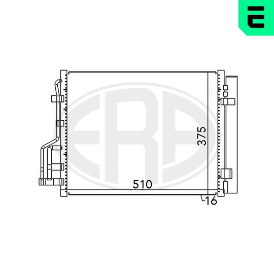 667122 - Condenser, air conditioning 