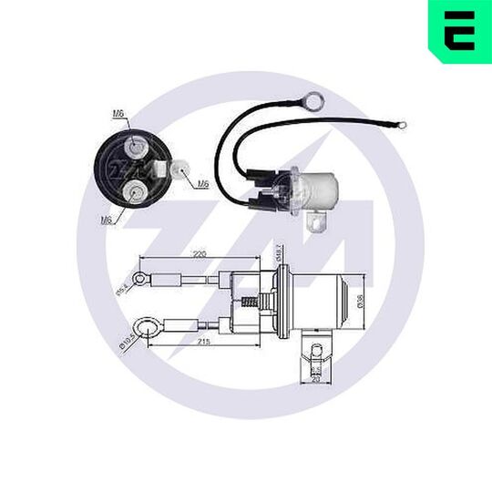 ZM3428 - Solenoid Switch, starter 