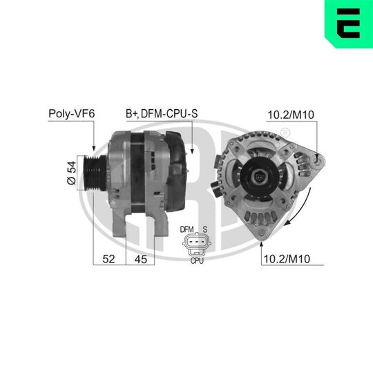 210358A - Alternator 