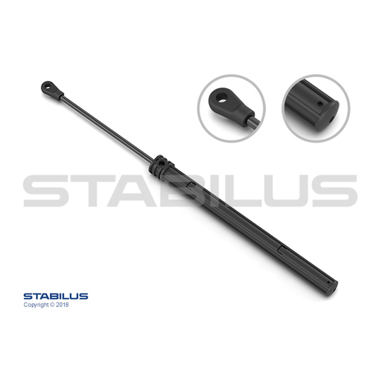 975867 - Gas Spring, convertible top 