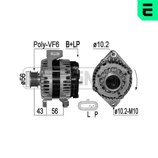 209135 - Alternator 