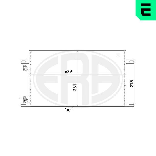 667235 - Condenser, air conditioning 