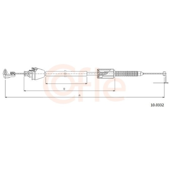 92.10.0332 - Accelerator Cable 