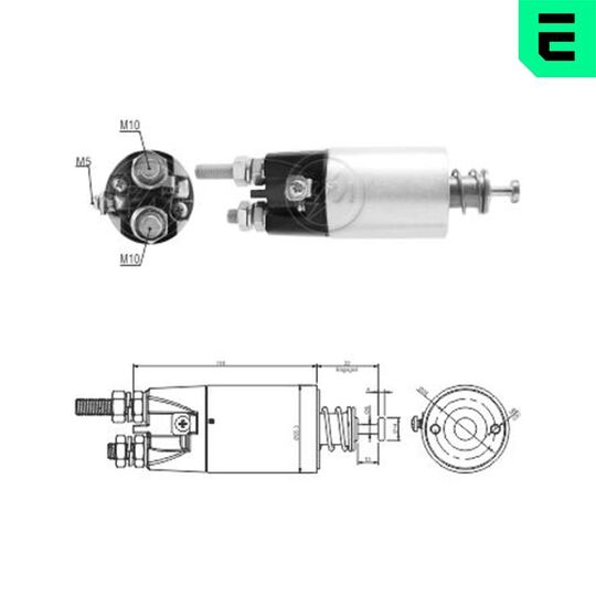 ZM6897 - Solenoid Switch, starter 