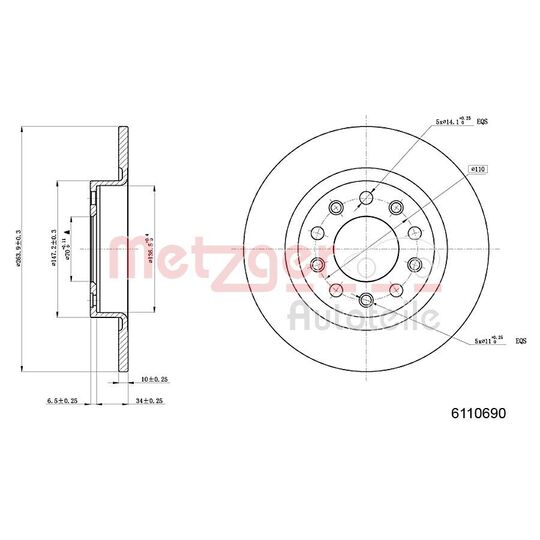 6110690 - Brake Disc 