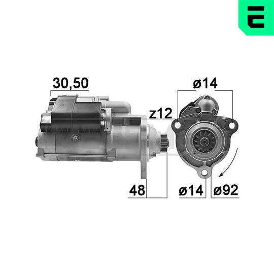 220993 - Startmotor 