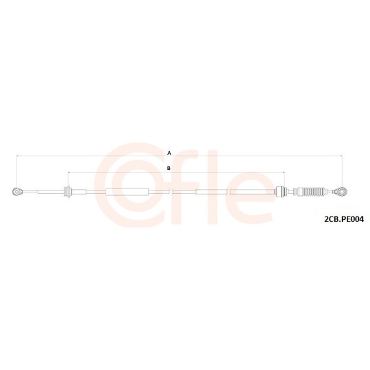 92.2CB.PE004 - Cable, manual transmission 