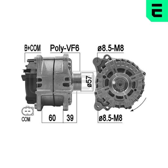 209205 - Alternator 