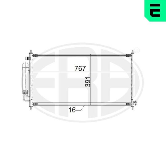 667194 - Condenser, air conditioning 