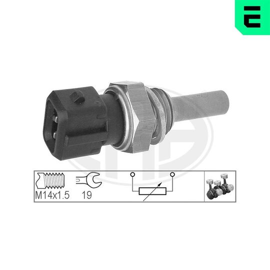 330129 - Sensor, kylmedietemperatur 