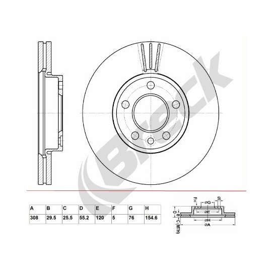 BR 360 VA100 - Brake Disc 