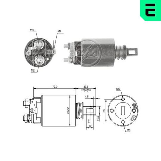 ZM686 - Magnetlülitus, starter 