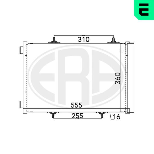 667025 - Condenser, air conditioning 