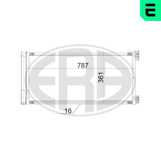 667190 - Condenser, air conditioning 