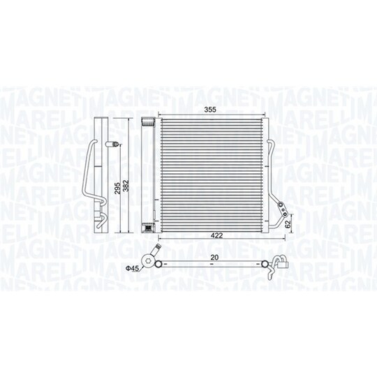 350203810000 - Condenser, air conditioning 