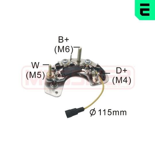 215504 - Rectifier, alternator 