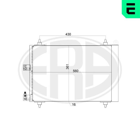 667159 - Condenser, air conditioning 