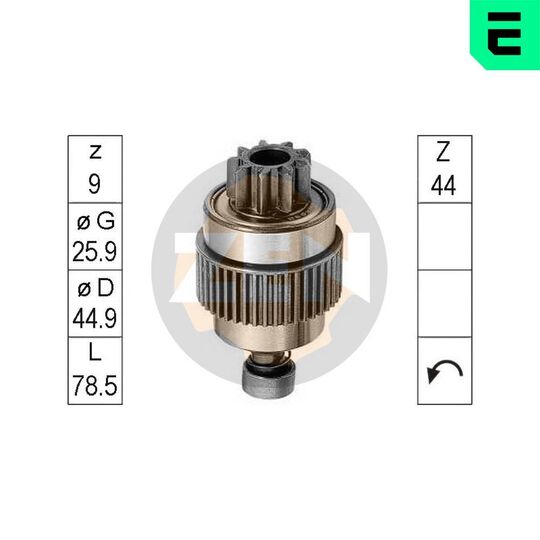 ZN0892 - Freewheel Gear, starter 