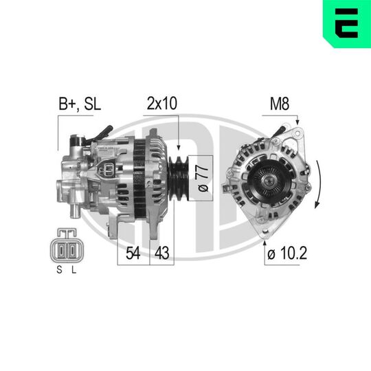 210018A - Alternator 