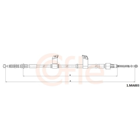 92.1.MA003 - Cable, parking brake 