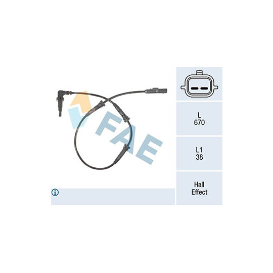 78314 - Sensor, wheel speed 