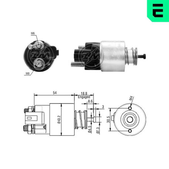 ZM391 - Magnetlülitus, starter 