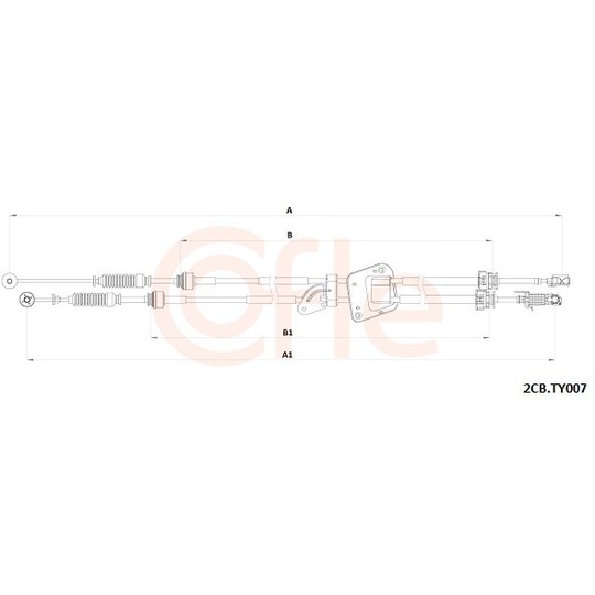 92.2CB.TY007 - Vajer, manuell transmission 