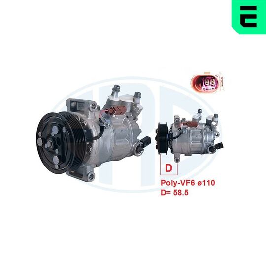 670180 - Compressor, air conditioning 