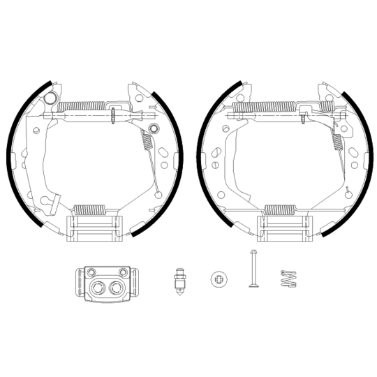 84059601 - Brake Shoe Set 