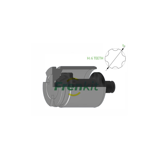 K415201 - Piston, brake caliper 