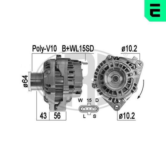 209580 - Alternator 