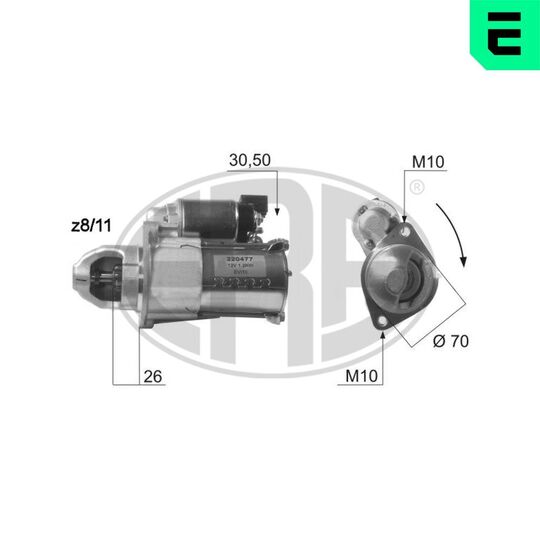 220477 - Startmotor 