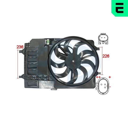 352015 - Fan, radiator 