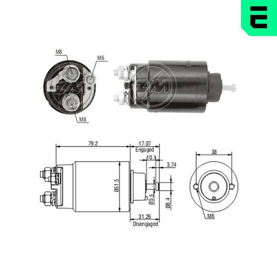 ZM2762 - Magnetlülitus, starter 