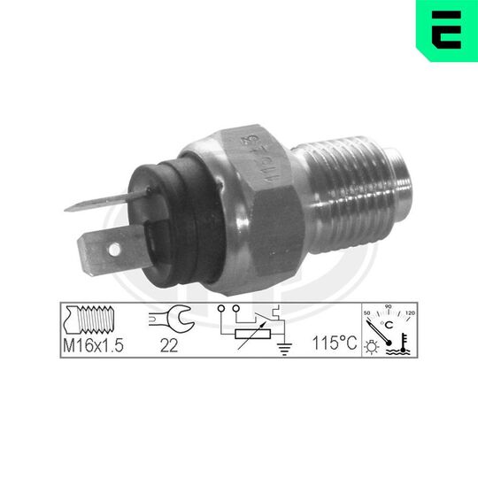 330314 - Sensor, kylmedietemperatur 