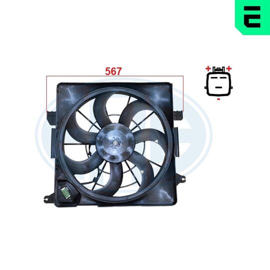 352149 - Fan, radiator 