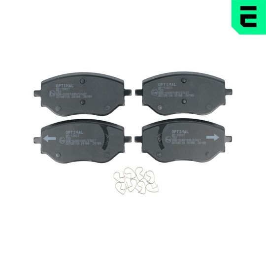 BP-12827 - Brake Pad Set, disc brake 