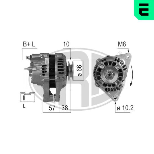 210015A - Alternator 