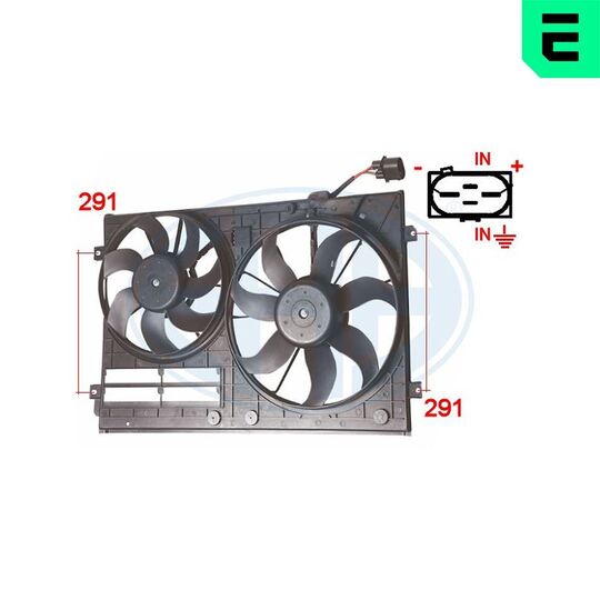 352035 - Fan, radiator 