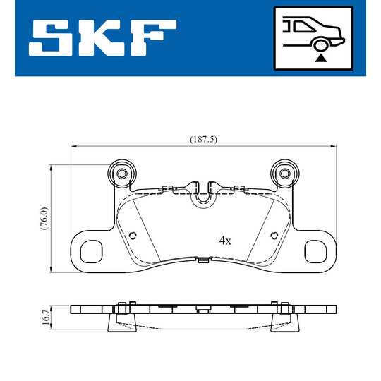 VKBP 90297 - Brake Pad Set, disc brake 