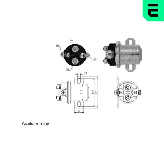 ZM4407 - Solenoid Switch, starter 