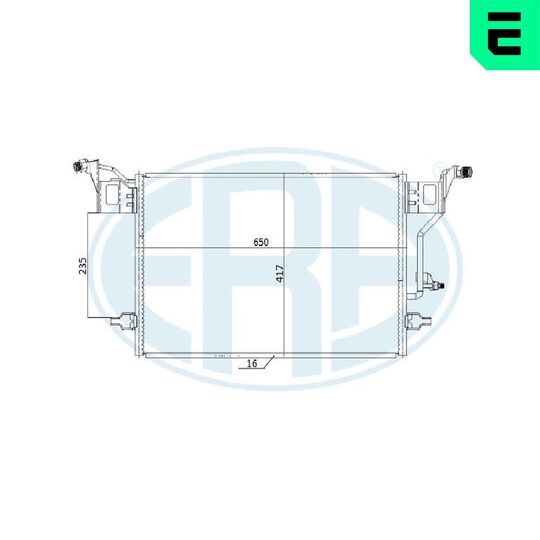 667274 - Condenser, air conditioning 