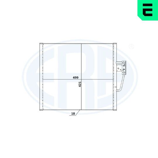 667231 - Condenser, air conditioning 