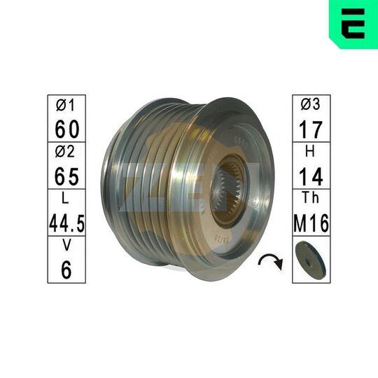 ZN5602 - Alternator Freewheel Clutch 