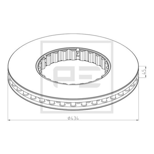 146.222-10A - Bromsskiva 