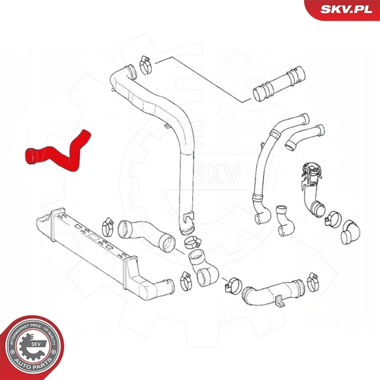 24SKV515 - Charger Air Hose 