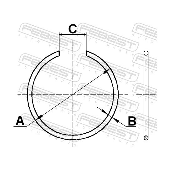 CC-1-29X2-2-PCS5 - Mounting Set, drive shaft bellow 