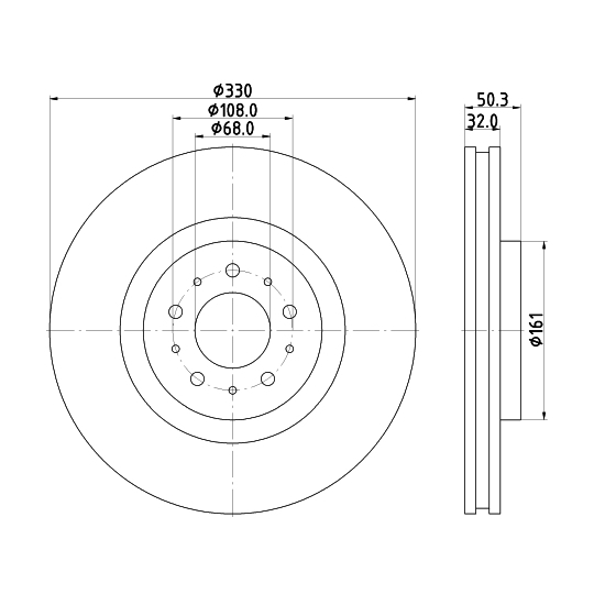 8DD 355 115-591 - Bromsskiva 