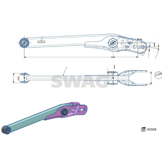 33 10 8493 - Track Control Arm 